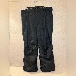 Columbia Men's Black Ride On Snow or Ski Pants, Waterproof & Breathable,Size XXL